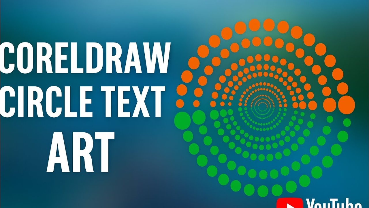 CorelDRAW Circle Tool Design Tutorial | Creative Dot Circle Art for Beginners