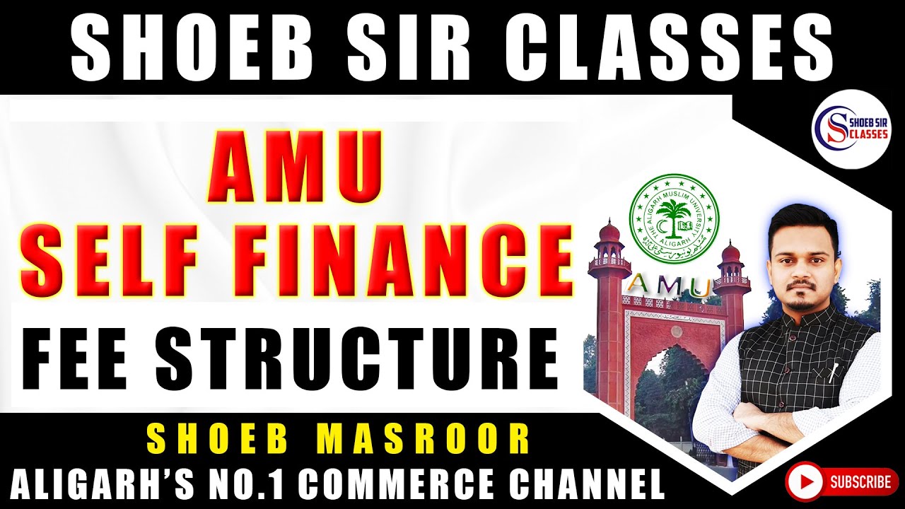 AMU Self Finance Fee Structure | What is the Fees of AMU Self Finance Seats #amu #self_finance