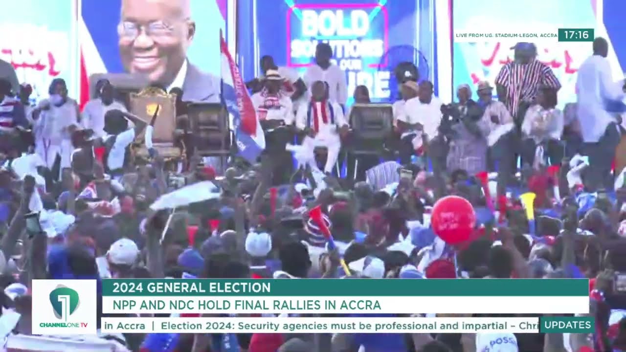🔥Watch How President Akufo-Addo Arrived at NPP Final Rally in Legon Park! 🇬🇭🎤 #GhanaPolls2024