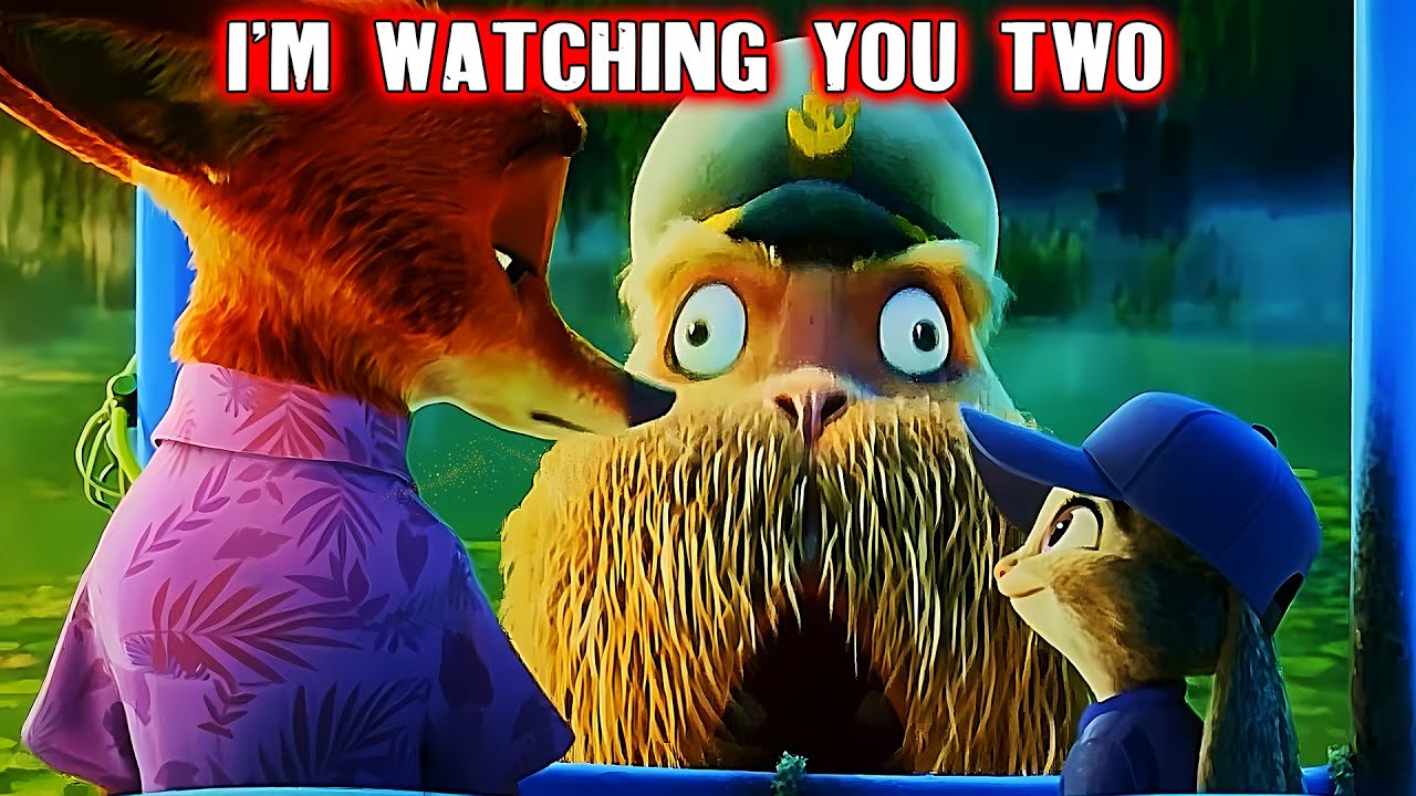 Zootopia 2 Movie 2025 - Nick and Judy are swim on Russ boat