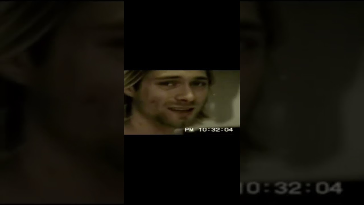 kurt cobain rare home video clip