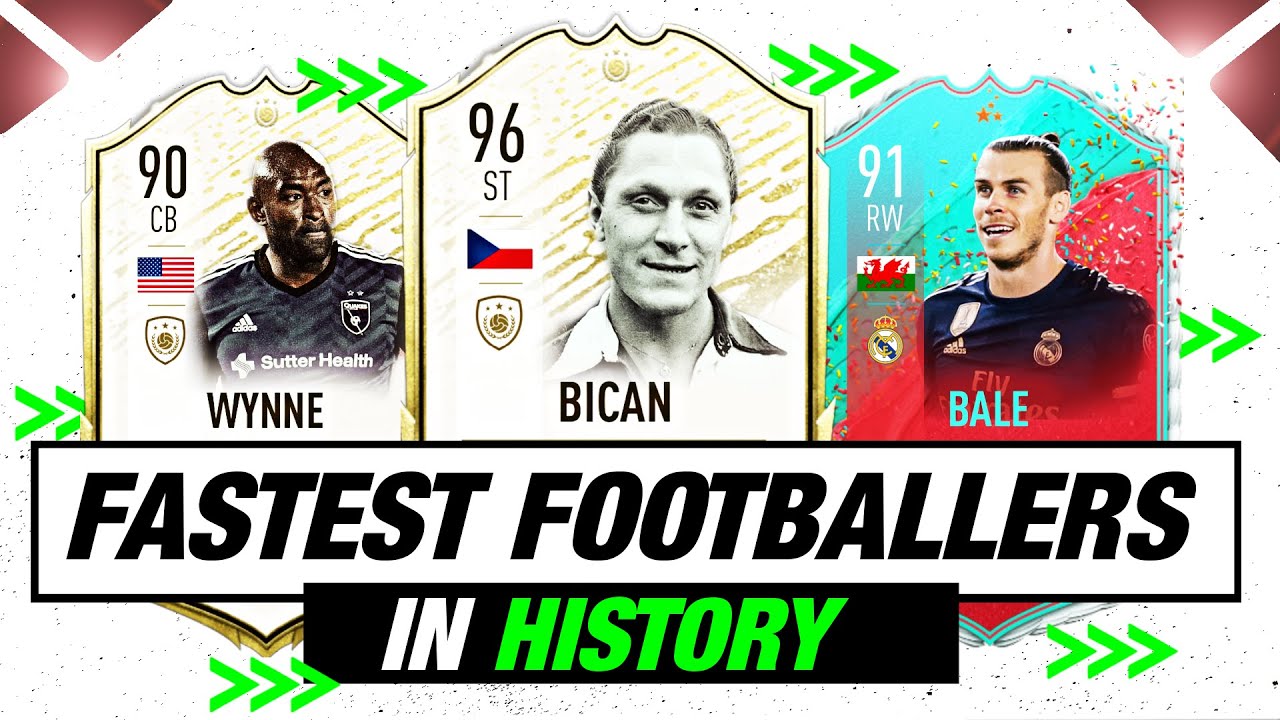 FASTEST FOOTBALLERS IN HISTORY | ft. Bican, Bale, Wynne, Ronaldo,...