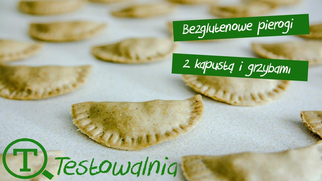 Bezglutenowe pierogi z kapustą i grzybami