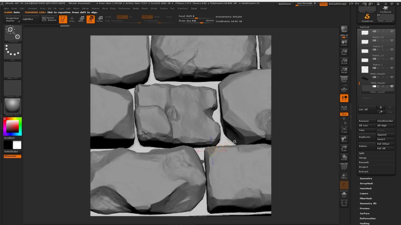 03/03 Tile the texture  — 3D Modeling: Create Tileable Textures in ZBrush