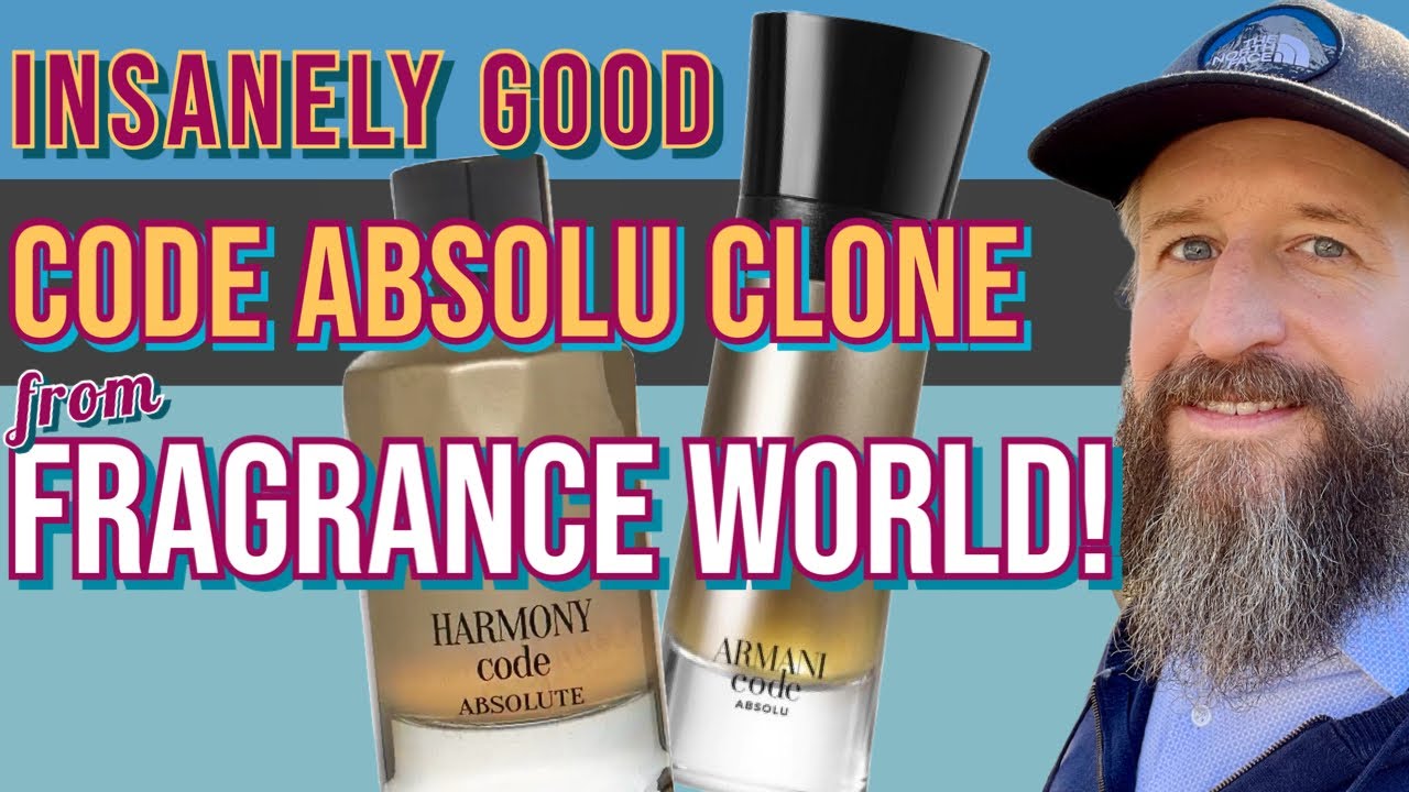 INSANELY GOOD CLONE OF ARMANI CODE ABSOLU!  |  Fragrance World Harmony Code Absolute