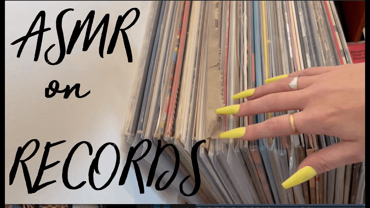 Tapping&Scratching on BOYFRIENDS VINYL COLLECTION - ASMR
