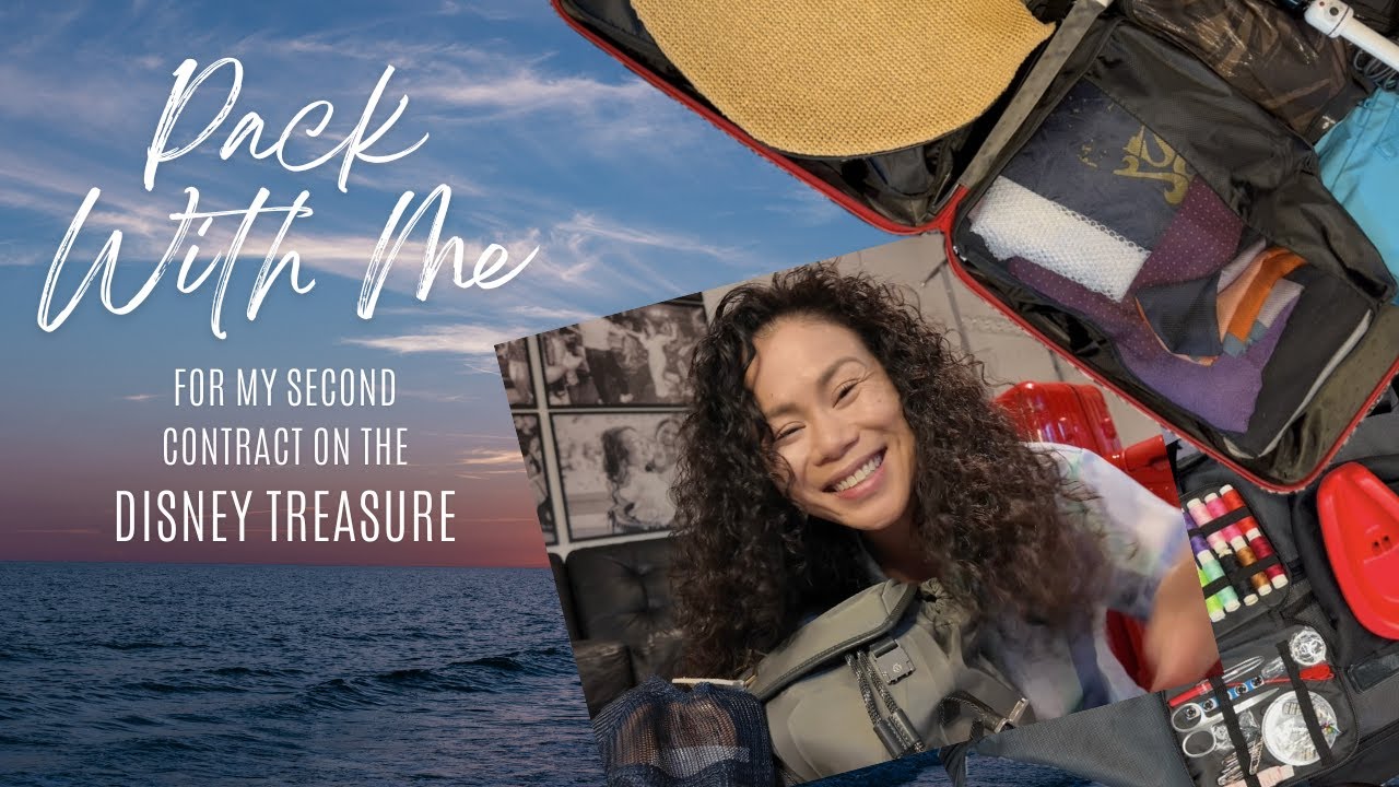 Packing for a cruise contract! MainStage Performer, Disney Treasure.