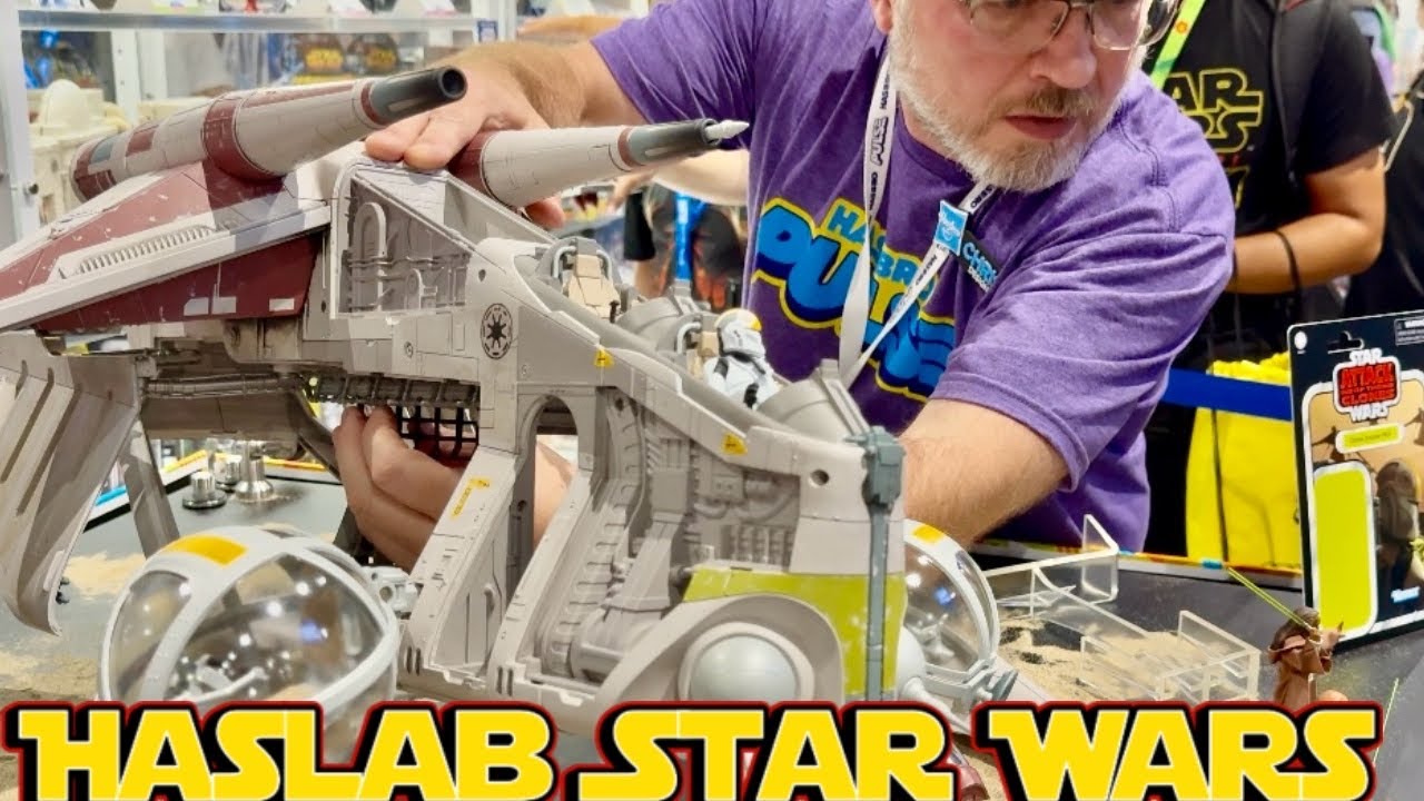 Star Wars TVC Gunship HasLab revealed San Diego Comic Con hasbro pulse action figure 
