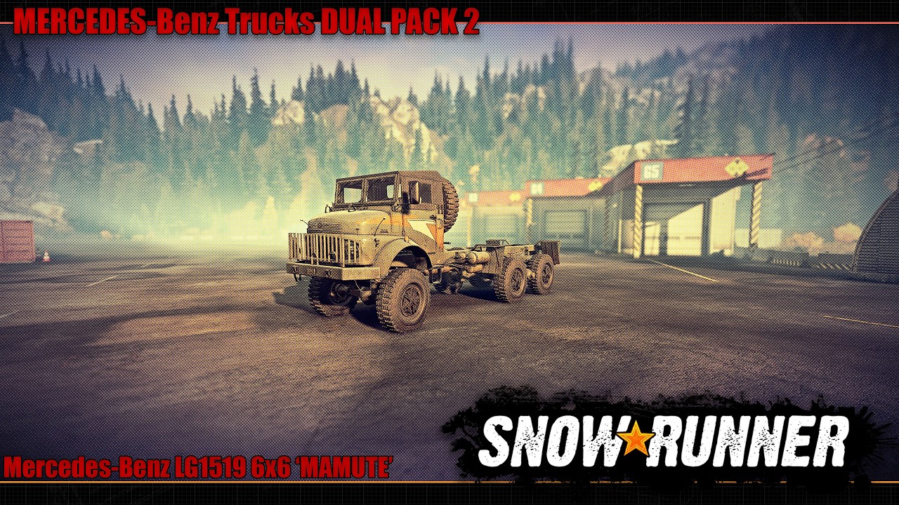 SnowRunner ➤ Mercedes-Benz LG 1519 6x6 Mamut ➤ Mercedes-Benz Trucks Dual Pack 2