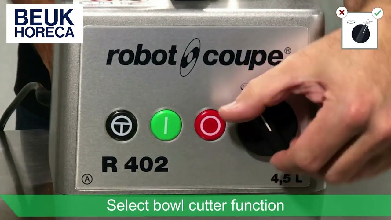 Robot Coupe R 402 montage - Beuk horeca
