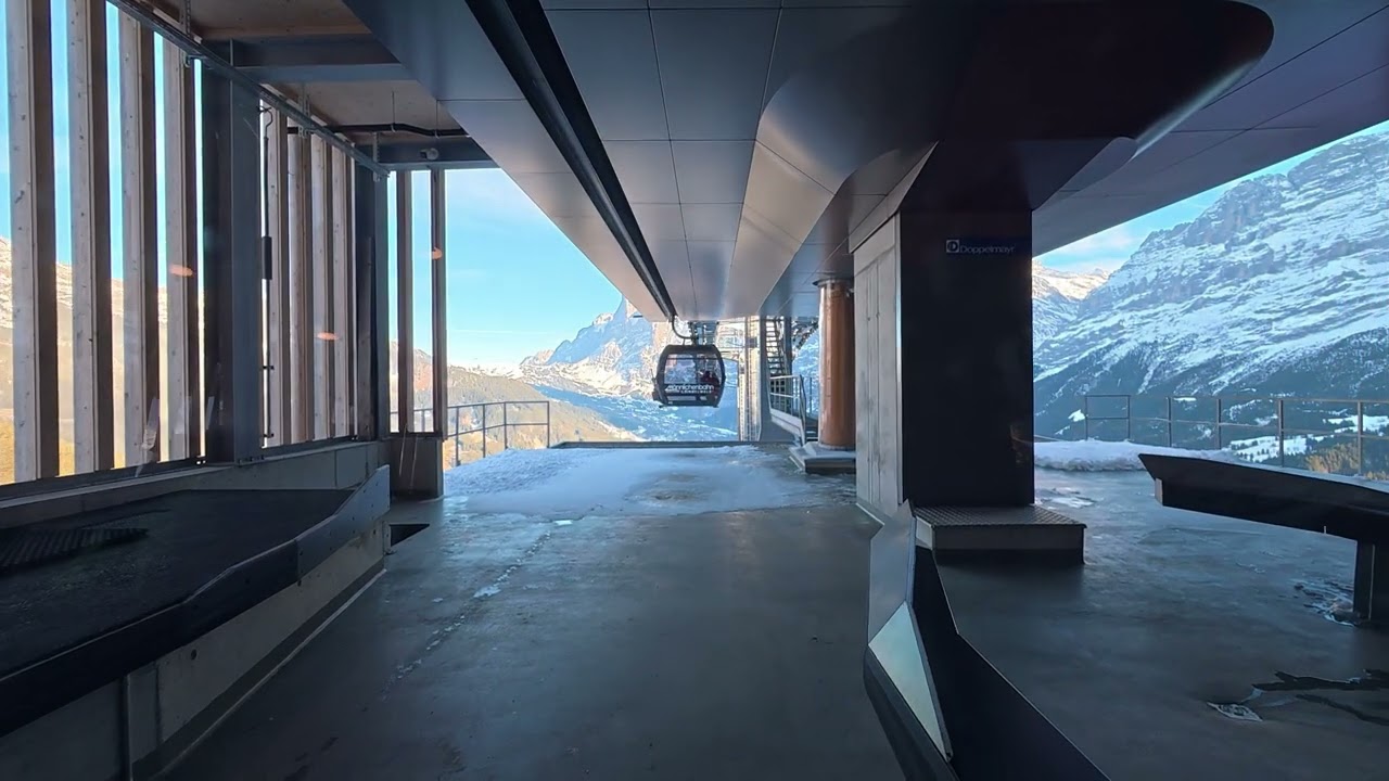 Cable Car Ride from Männlichen to Grindelwald (2025.12.26)