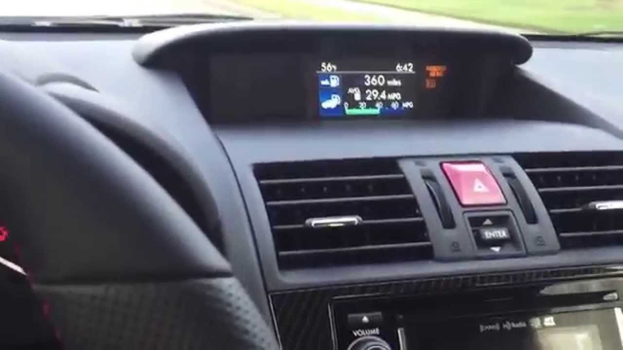 2015 Subaru WRX STI Gas Mileage... Bad???
