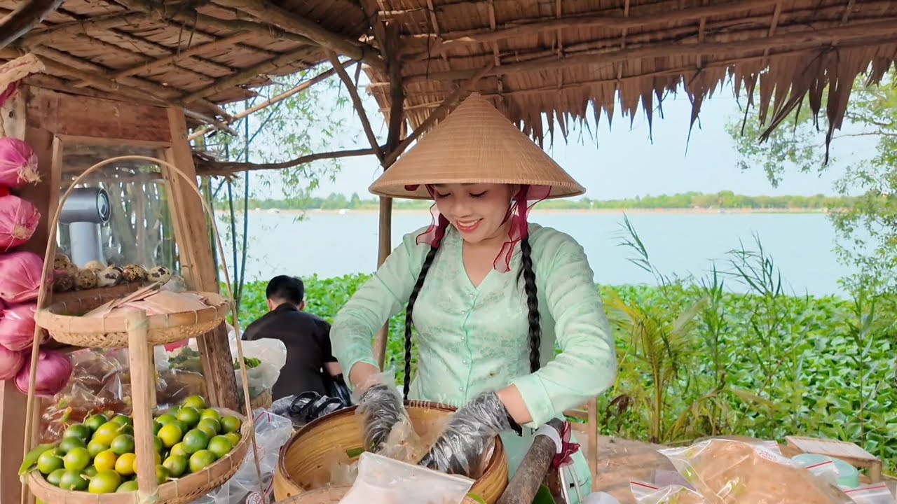 Weekend trip to a Mekong Delta countryside market with so many delicious foods I Long Xuyen TV