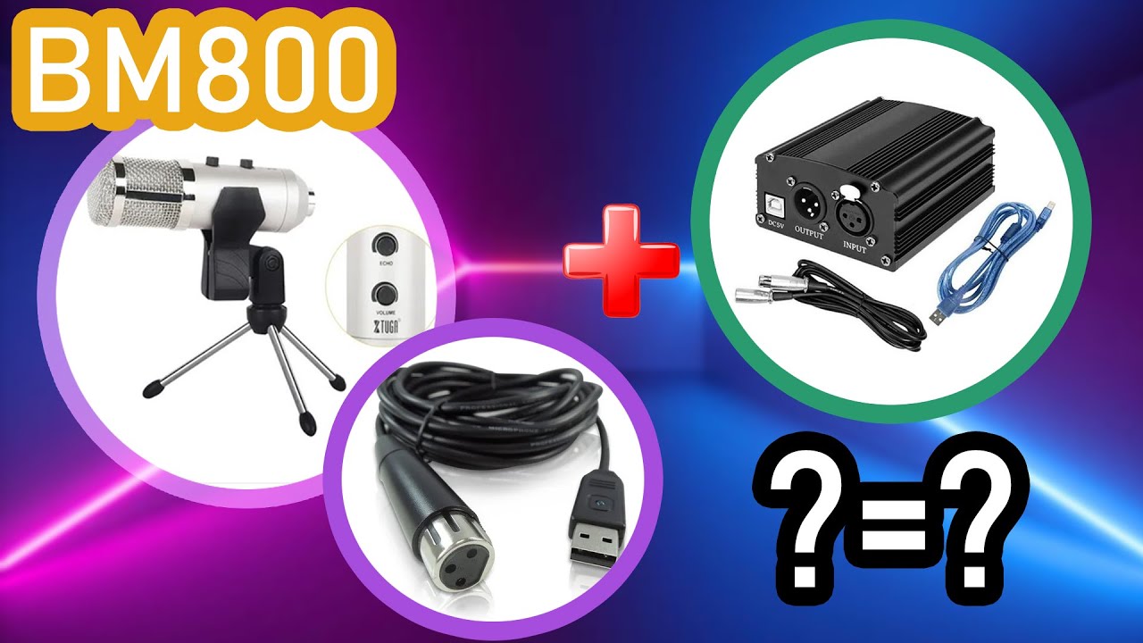 Phantom Power 24v en bm800 de 5v USB | Review