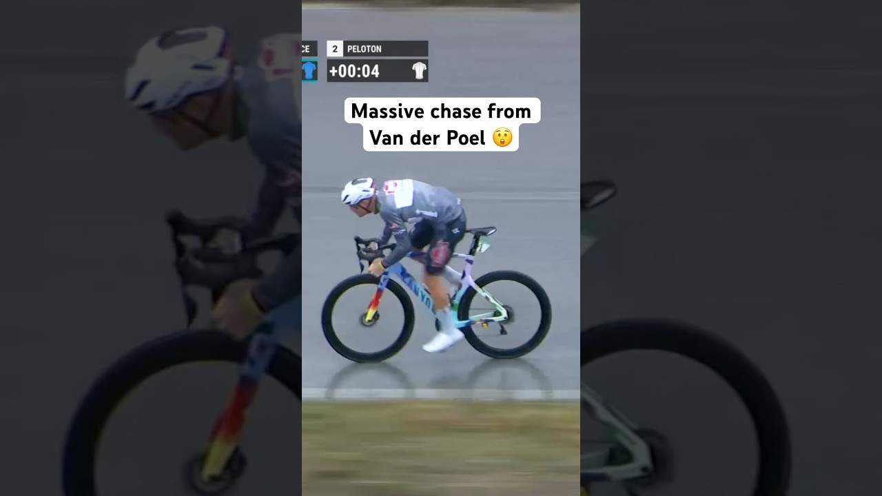 Ganna and MVDP go thermonuclear 💥 #cycling #ciclismo