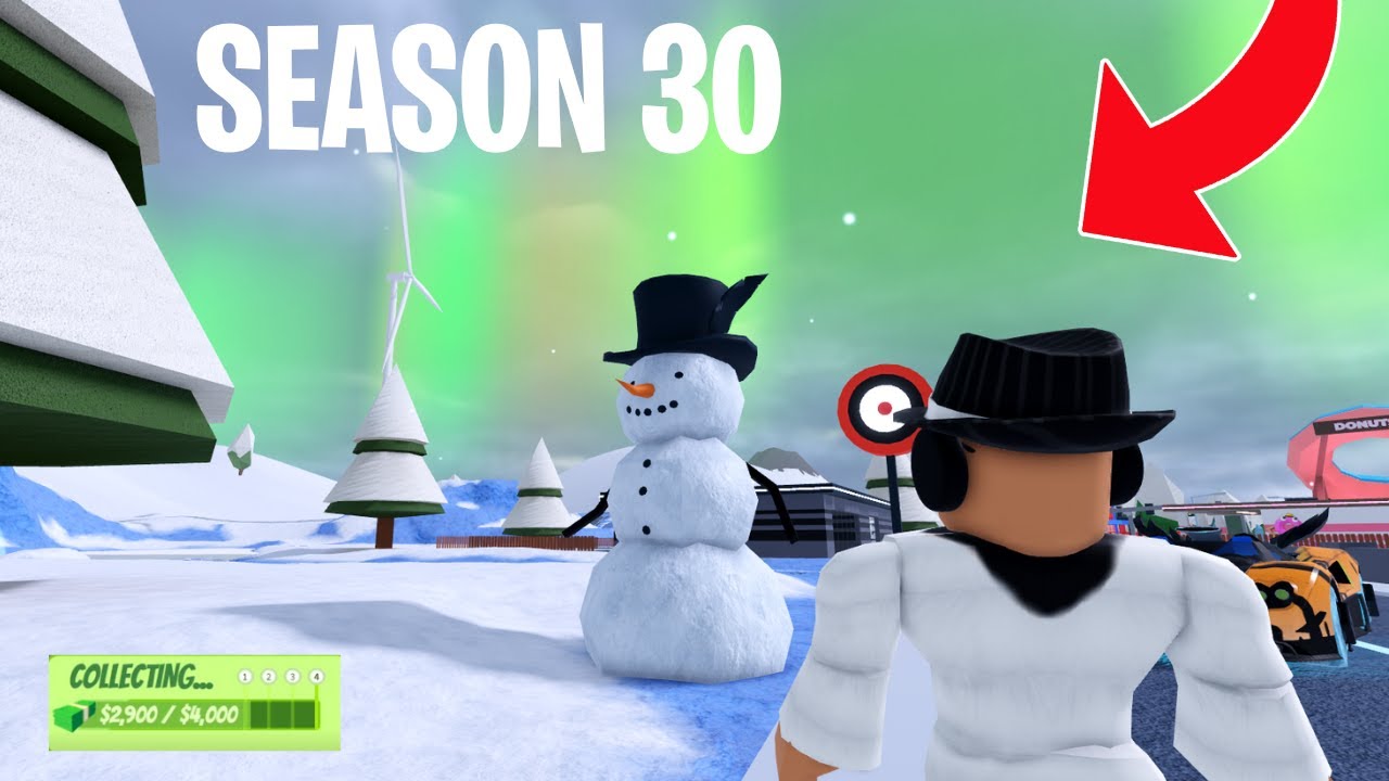 The Jailbreak Season 30 Winter Grinding Experience...(Roblox Jailbreak)