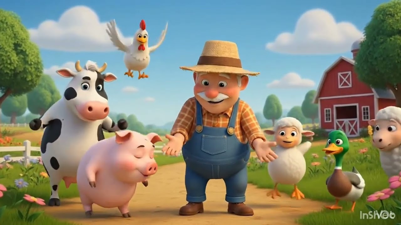 Old MacDonald’s Dancing Farm – cartoon nursery rhymes and baby song