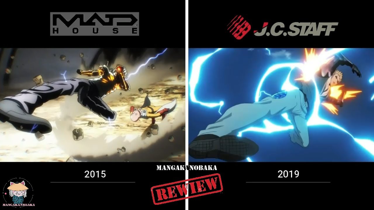 MADHOUSE vs JC Staff | ¿Quien animo MEJOR One Punch Man? | COMPARATIVA entre la 1.ª y 2.ª TEMPORADA