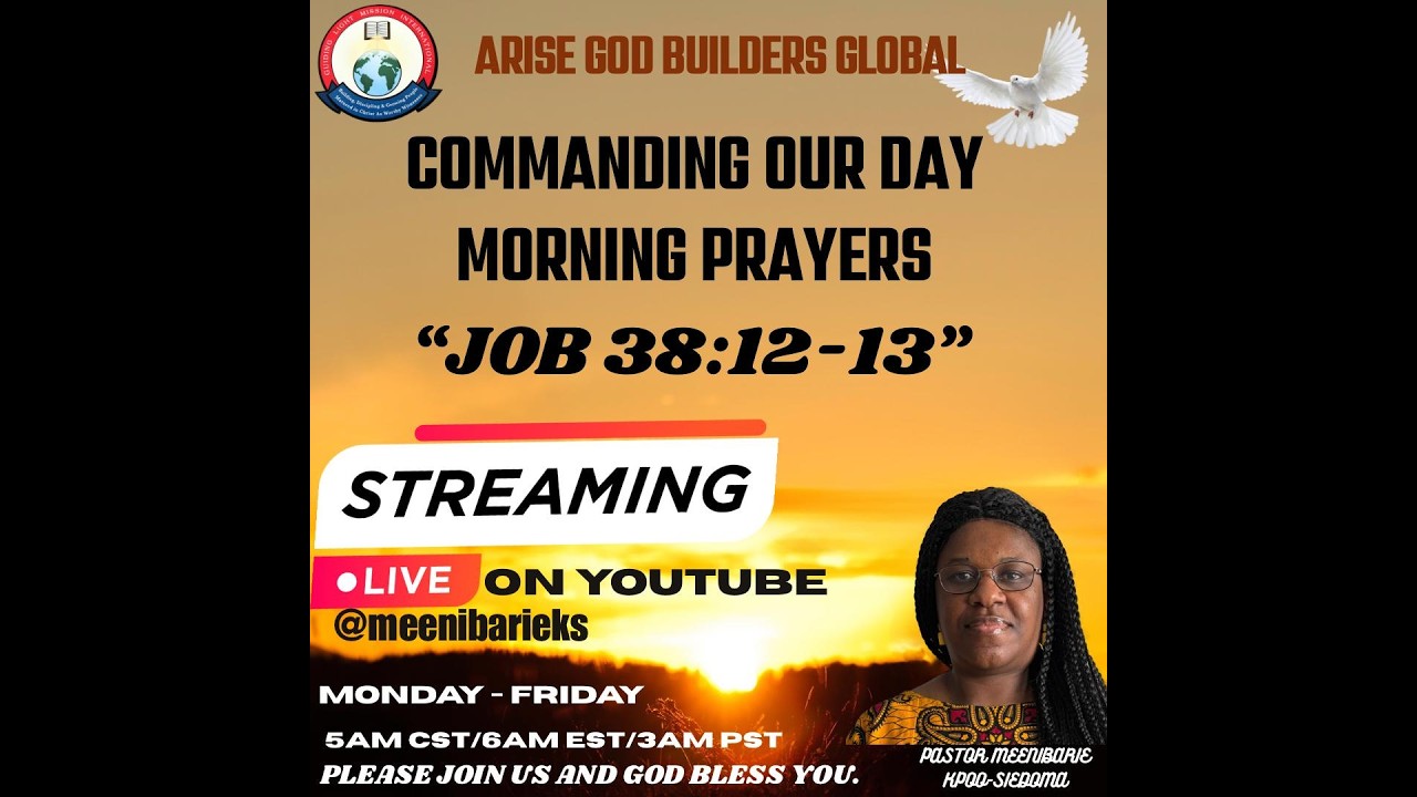 COMMANDING OUR DAY MORNING PRAYERS || PASTOR MEENIBARIE KPOO-SIEDOMA || FEBRUARY 19TH 2026