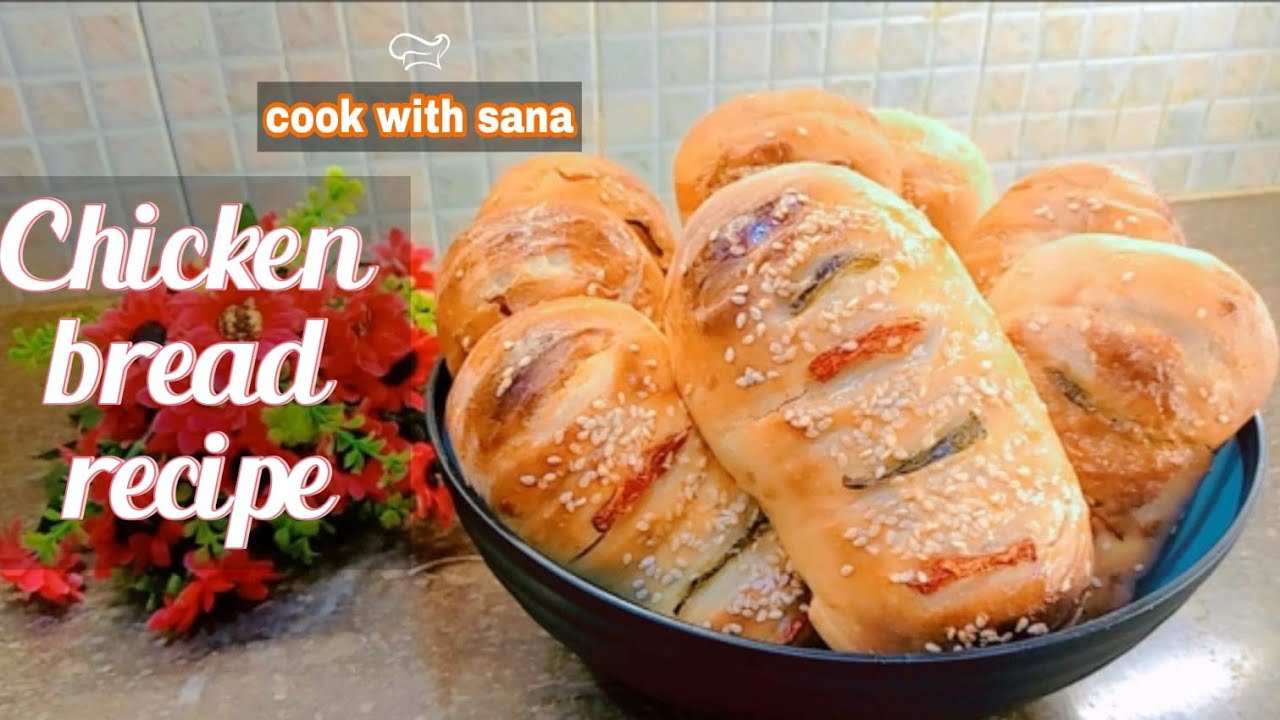Chicken bread (without oven)||bakery style chicken bread recipe||how to make chicken bread at home