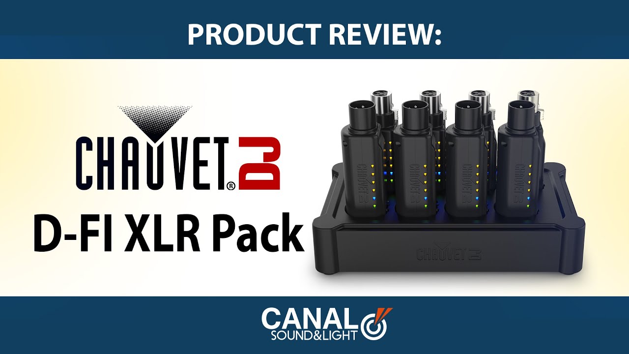 ОБЗОР ПРОДУКТА: CHAUVET DJ D-FI XLR PACK