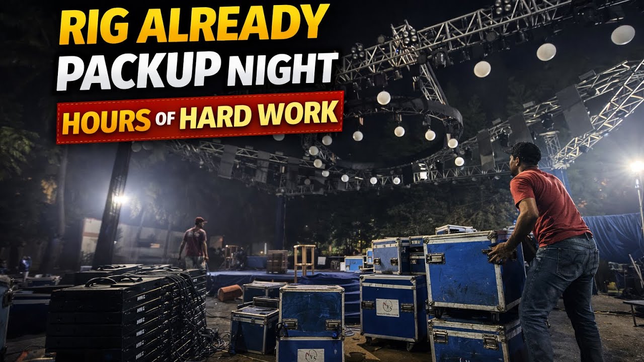 Pragati Resort LED Screen Full Packup | Event Ke Baad Ka Real Hard Work #vlog #sauravjoshivlogs 