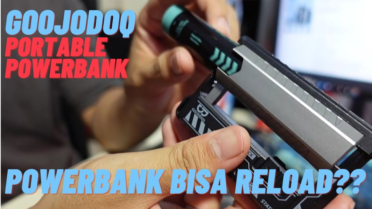 POWERBANK BISA RELOAD ? GOJODOOQ Modular 22.5 W 10000 mAh Mini Power Bank Swappable Batteries
