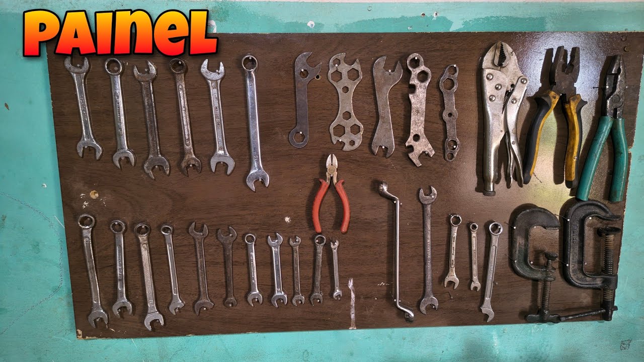 Como fazer um painel de ferramentas simples e barato 