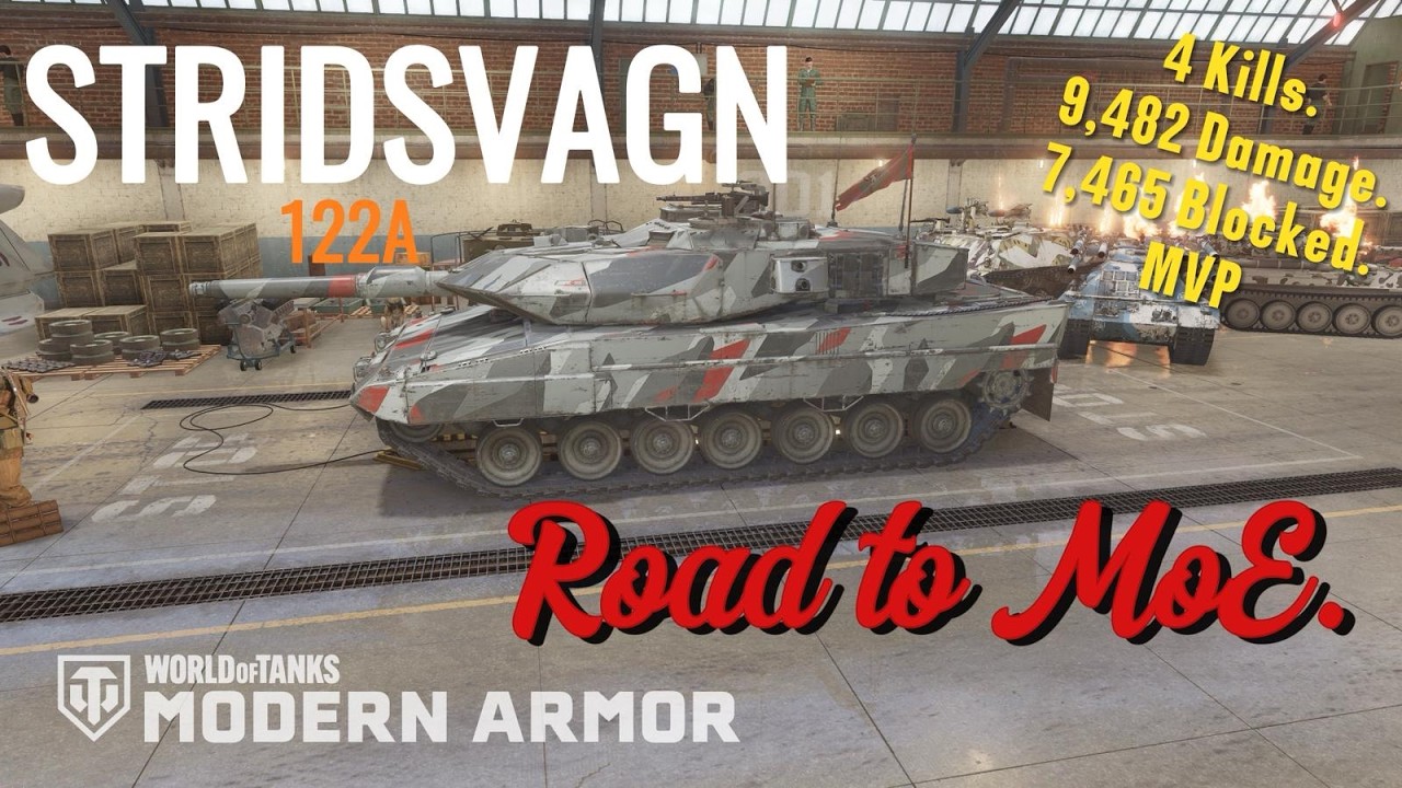 WoT console - STRV 122A - The road to a Mark of Excellence.