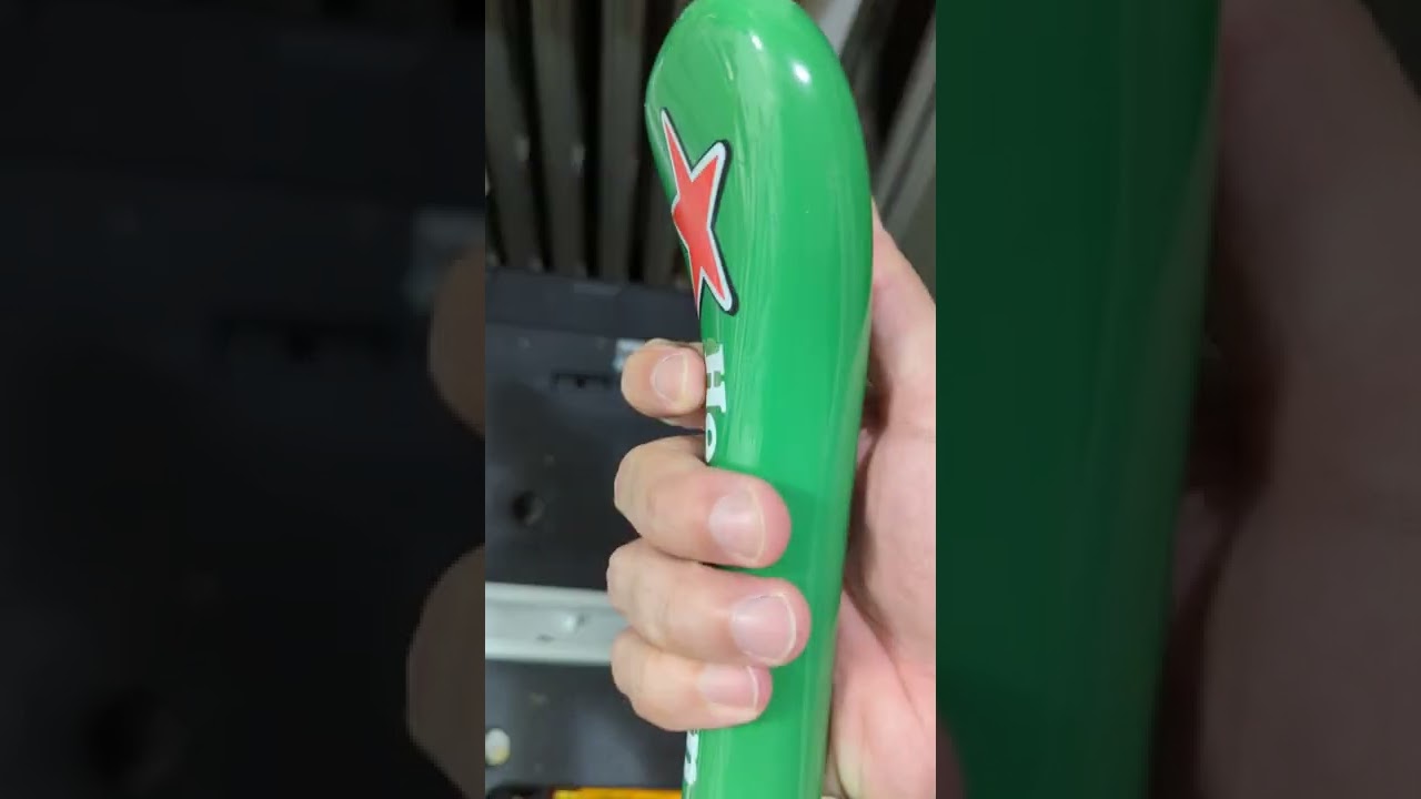 Heineken tap handle