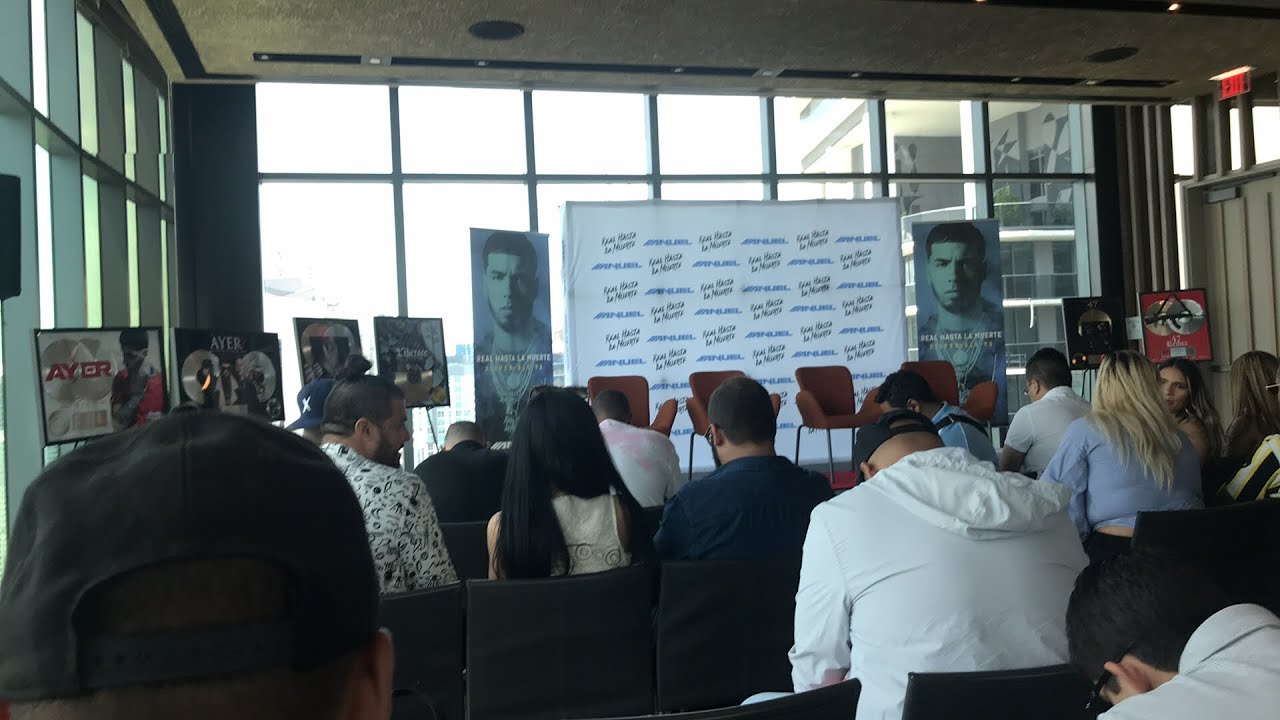 Anuel AA conferencia de prensa (Live)