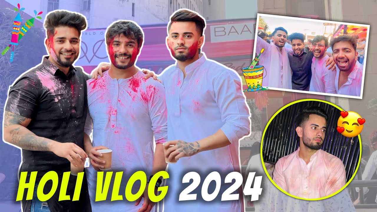 Holi Celebration Vlog 2024😍 Lalit Hotel🔥