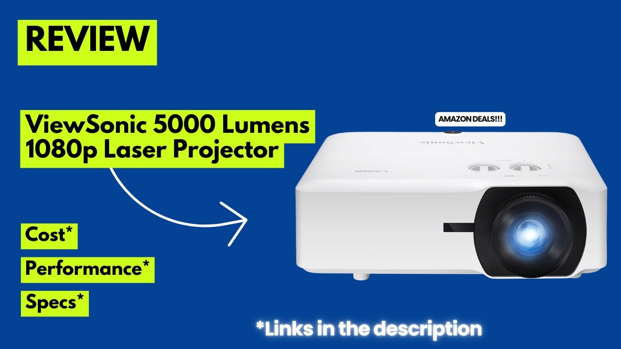 ViewSonic LS740HD Review | 5000 Lumens Laser 1080p Projector for Auditorium, Golf Simulator
