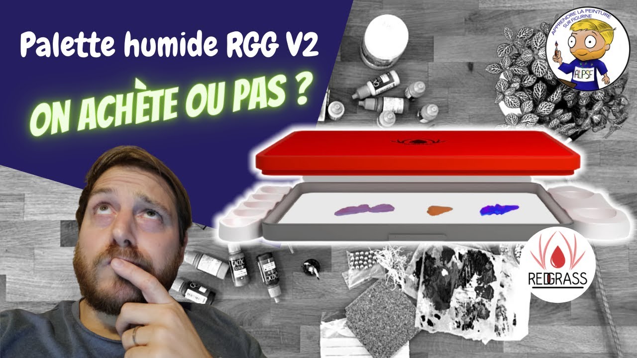 KS palette humide Redgrass Games V2... on achète ou pas ? - Apprendre la peinture sur figurine