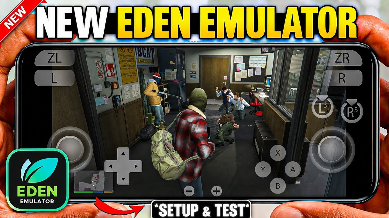 NEW!! GTA V Nintendo Switch Port | Eden Emulator Android Gameplay Test - Full