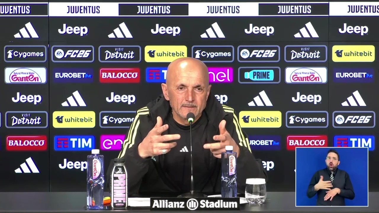 JUVE-SASSUOLO, Spalletti in conferenza stampa