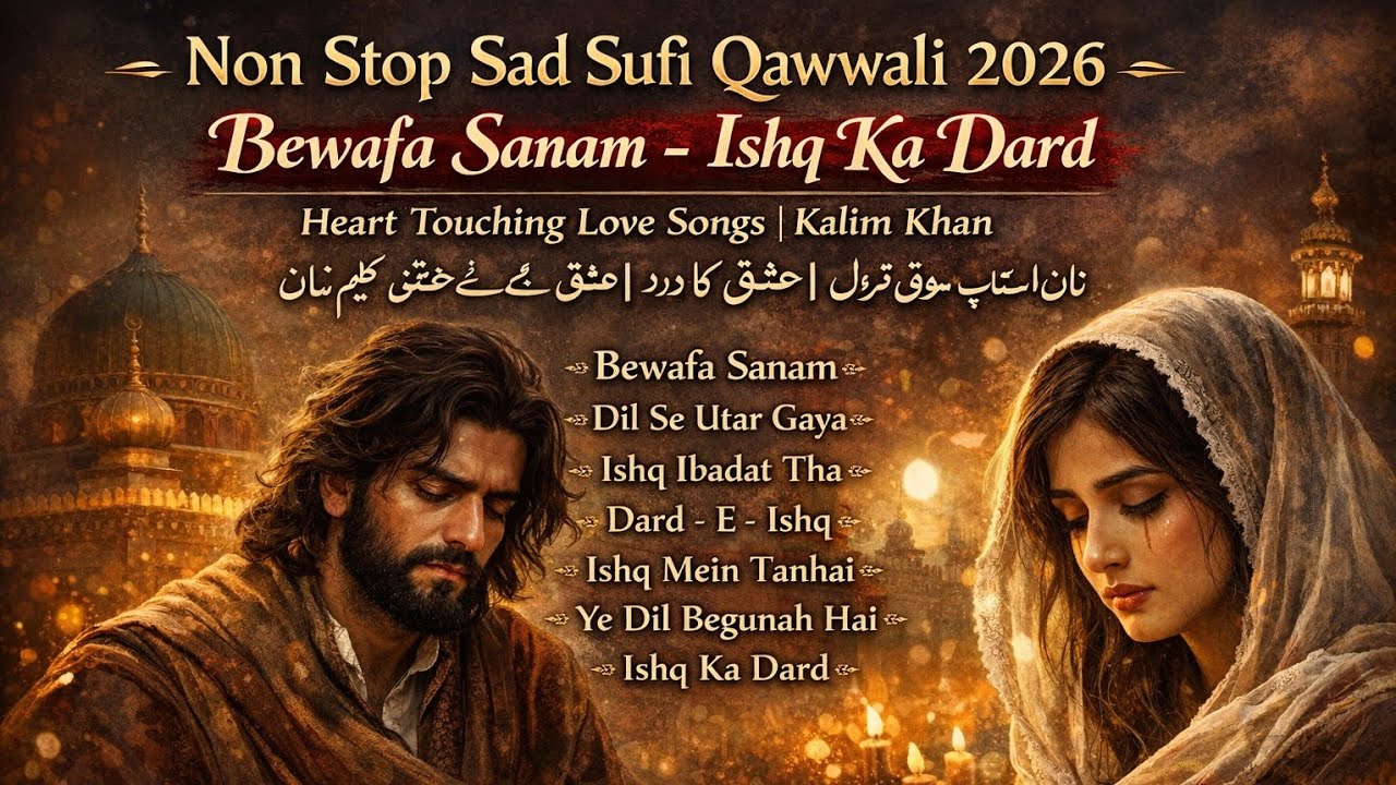 LIVE 🔴 Non Stop Sad Sufi Mashup 2026 | Dil Tute Aashiq Ki Awaaz 💔 | Sufi Qawwali & Urdu Shayari