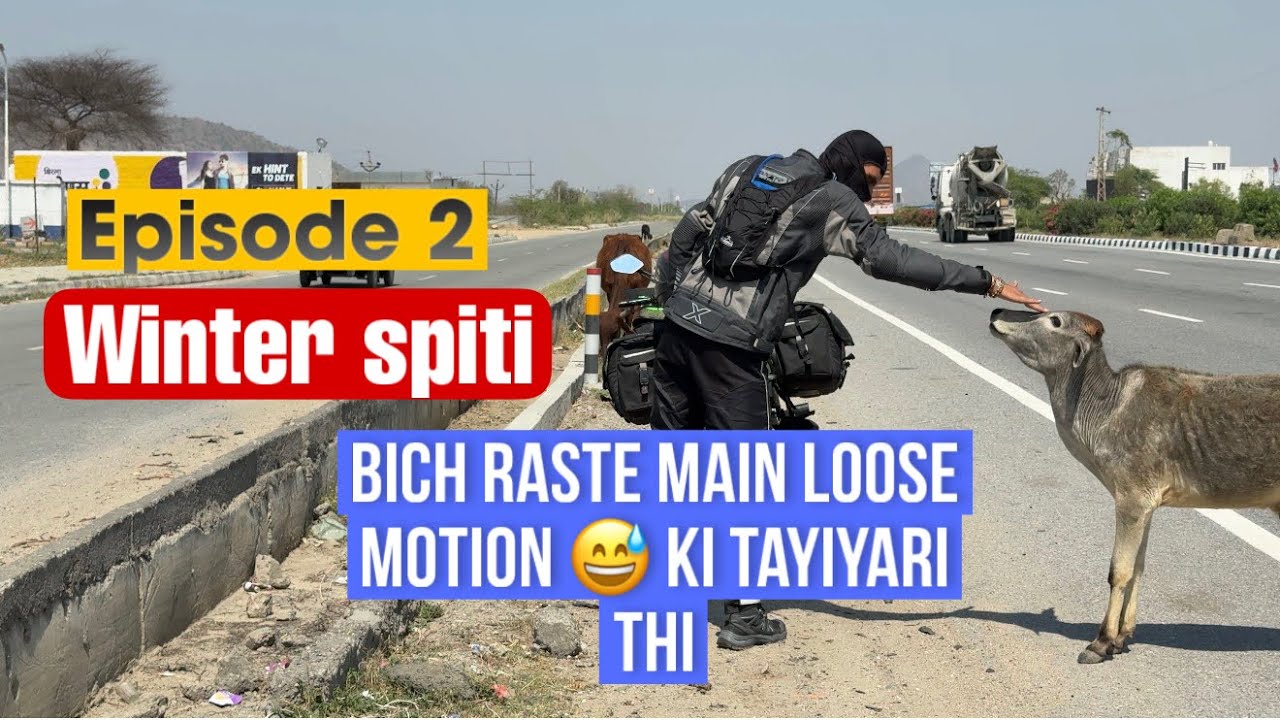 VADODARA TO WINTER SPITI DAY 2 SOLO BIKE TRAVEL #vlog  #travel #explore #spiti 