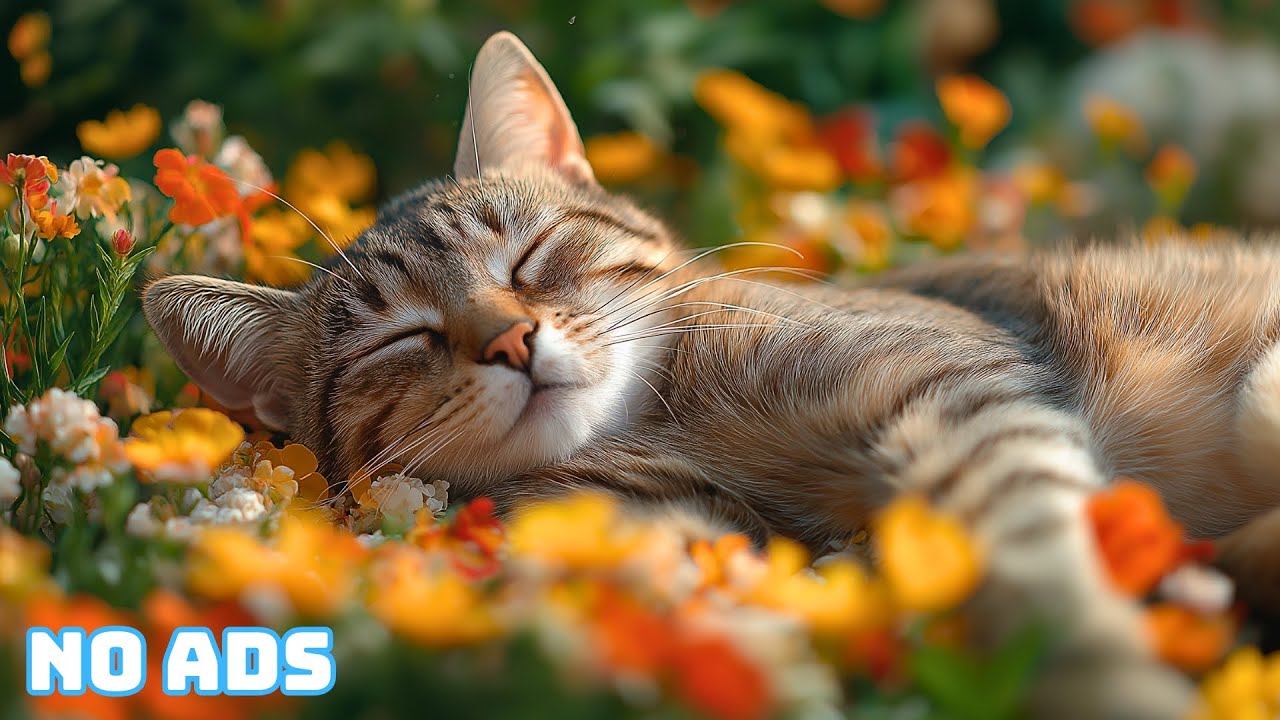 Calming Music for Cats 🐱 Sleep Music for Cats No Ads ♬ Sleep Music for Anxious Cats
