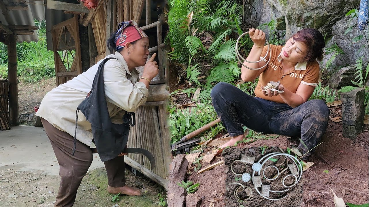 While clearing the bushes, I picked up valuable antiques to bring back but were stolen by thieves.