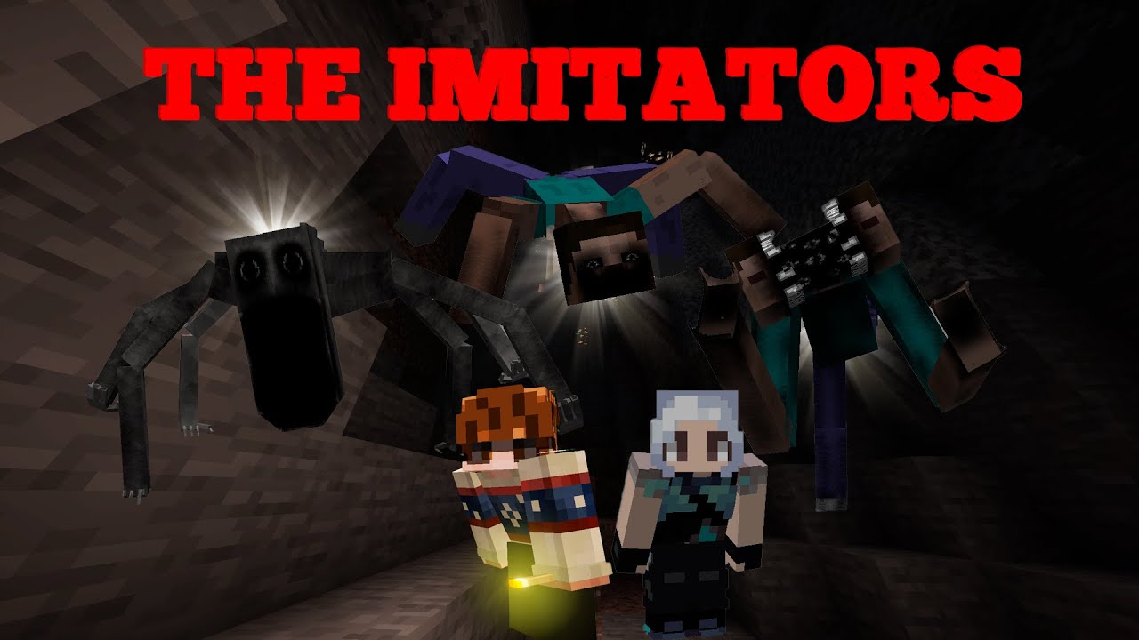 Sobrevivimos a los IMITADORES en MINECRAFT 💀🍓 con @gabitoomc