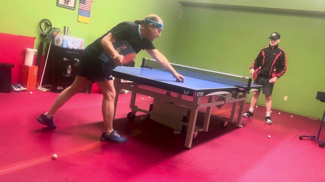 Backhand drills with Dr. Neubauer ABS 3 Pro 1.3
