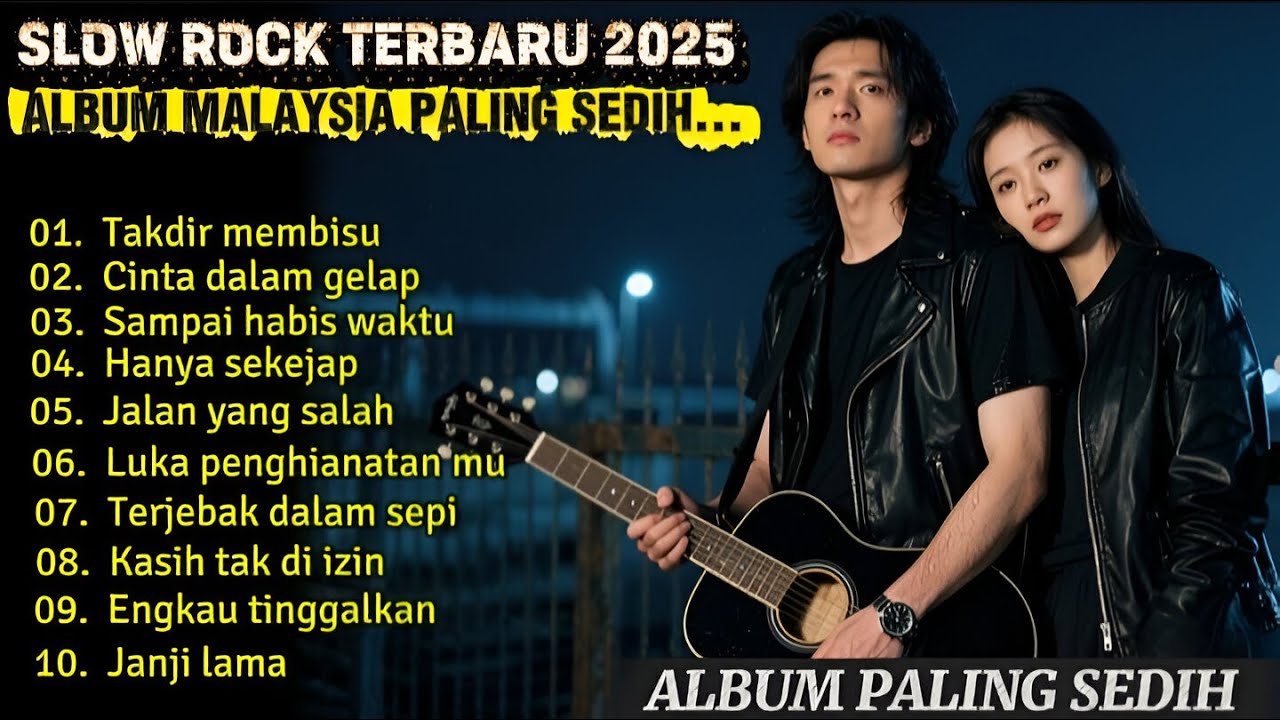 Album Paling Sedih 😭  | Lagu Slow Rock Malaysia Terbaru 2025 | Menyentuh Hati Sampai Menangis😭