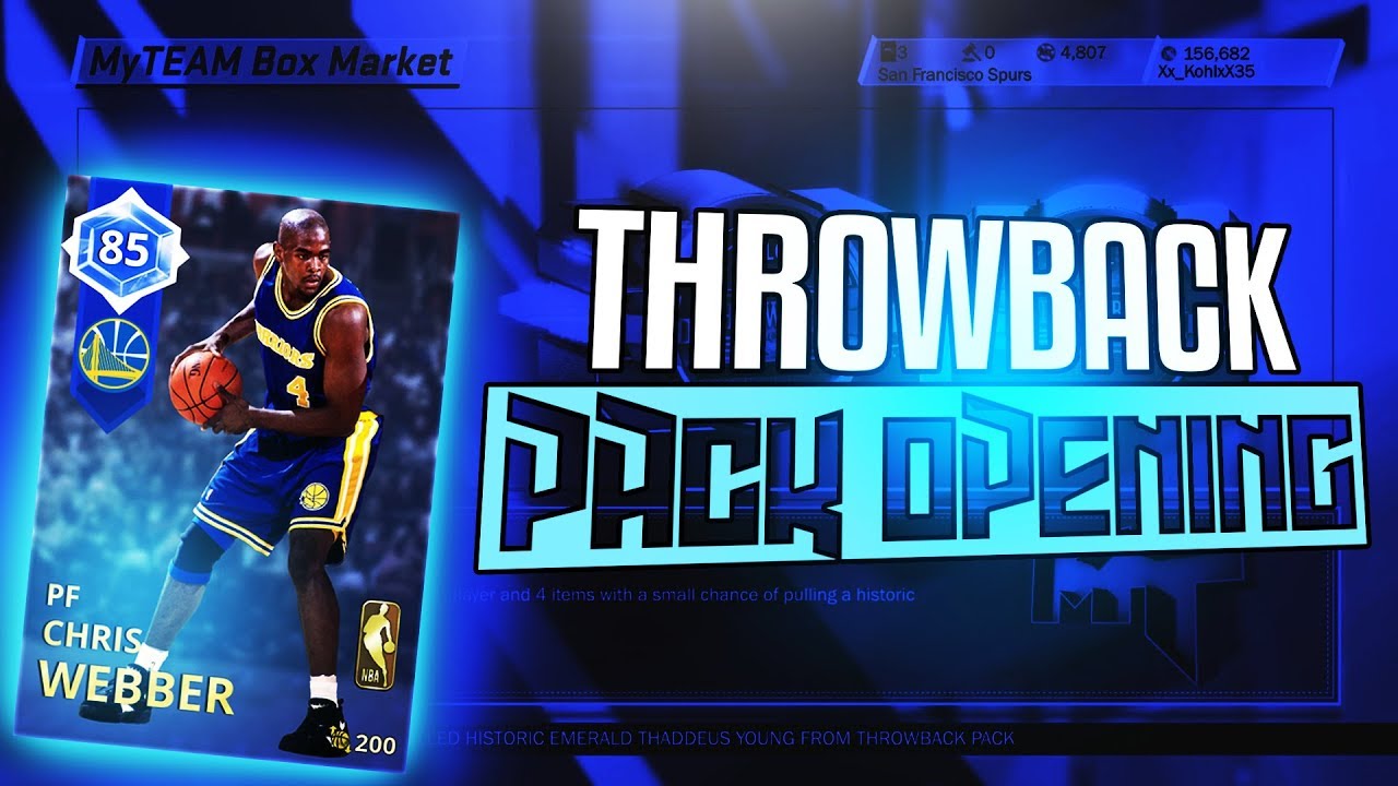 THROWBACK PACK OPENING! SAPPHIRE PULL?! ARE THESE PACKS TRASH? NBA 2K18 MYTEAM PACK OPENING!
