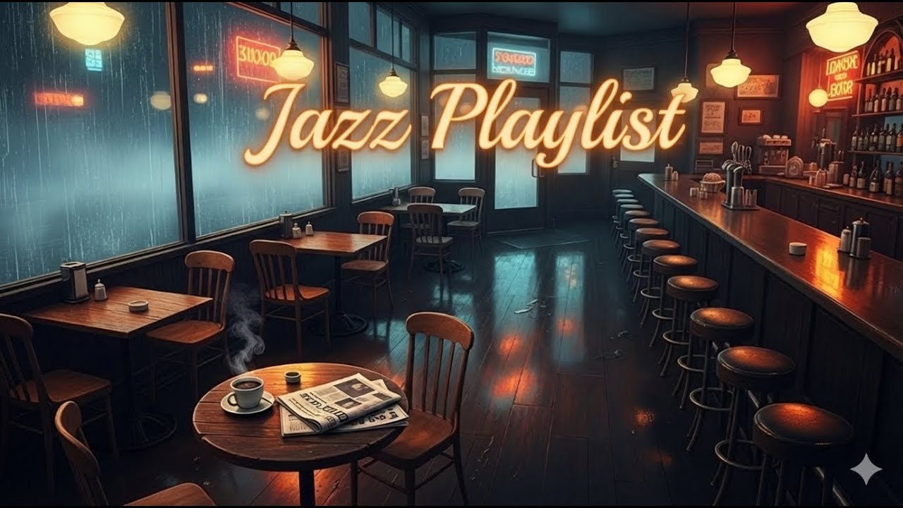 Rainy Jazz Vol. 01 – Midnight Café ☔ Smooth Piano Jazz for Relaxing, Study & Late Night