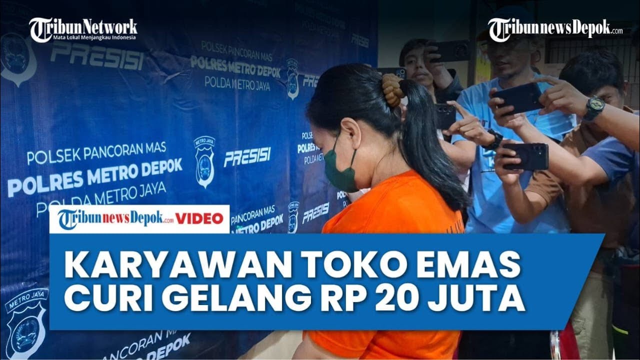 Palsukan Kwitansi Pembelian, Karyawan Toko Emas di Depok Curi Perhiasan Senilai Rp20 Juta
