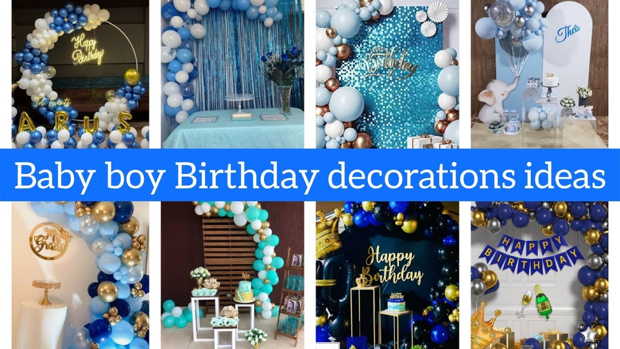 100➕ Trending Birthday decorations ideas for little boys/baby boy birthdays || Trendz hub