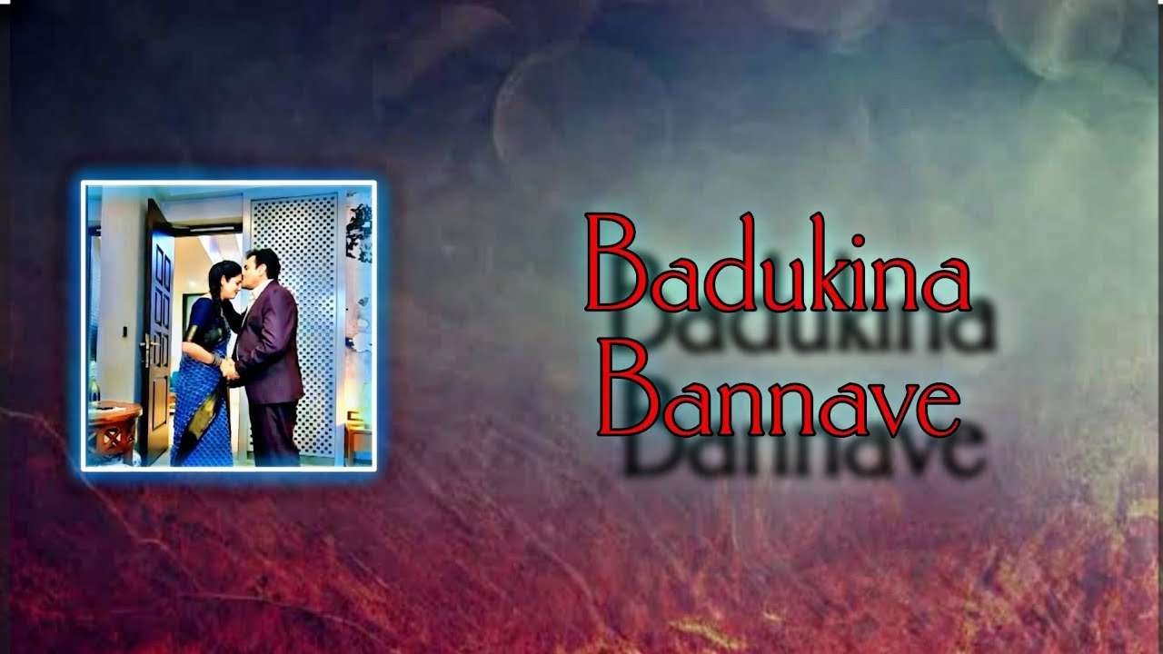 Badukina Bannave song||#chayasingh #rajeshnataranga #amruthadareedits ||Like, share and subscribe 