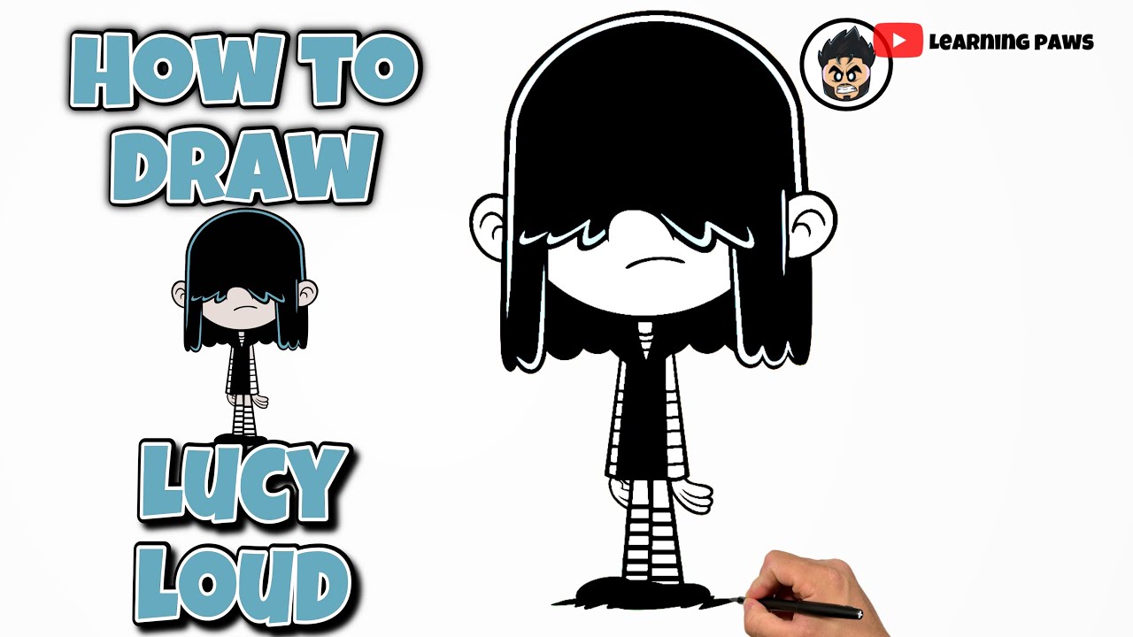 How To Draw Lucy Loud | The Loud House #drawing #howtodraw #loudhouse
