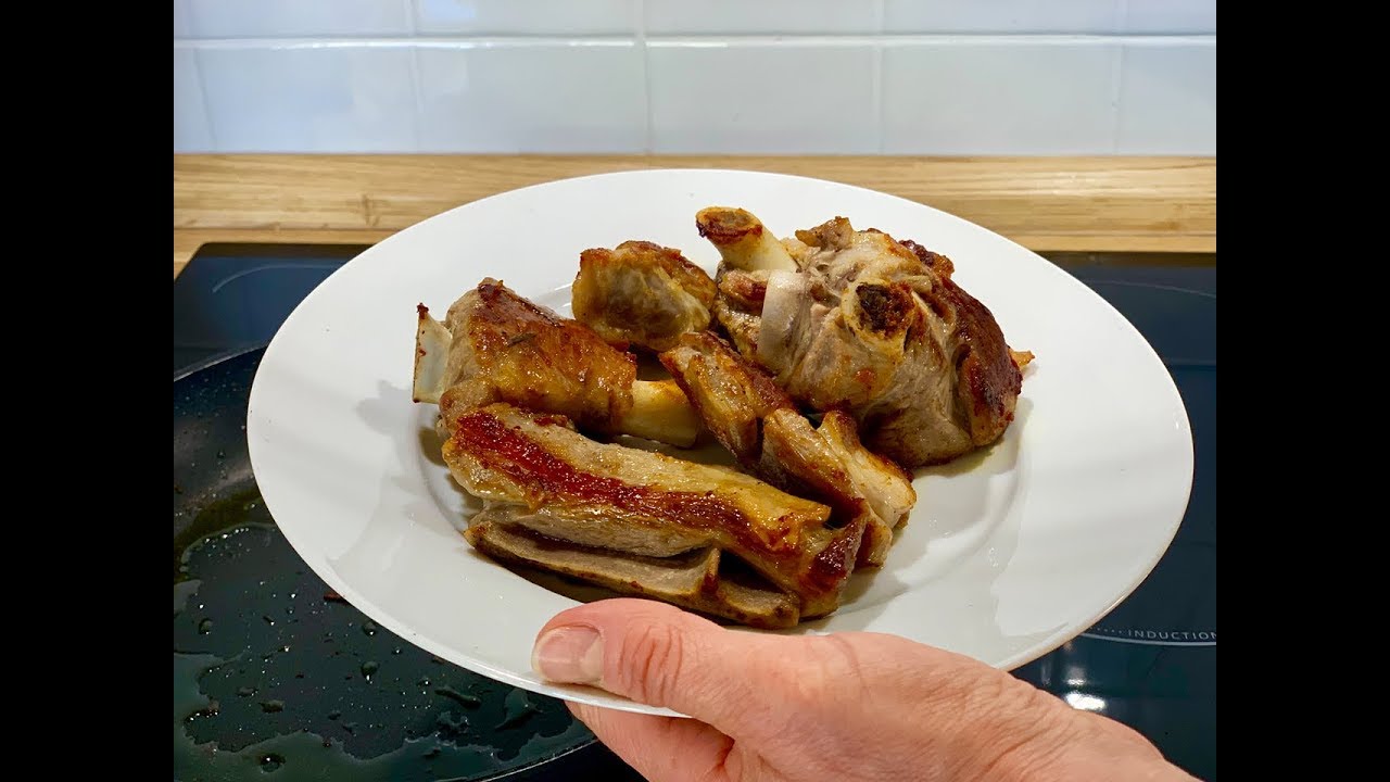 Agnello Cotto in Padella Ricetta Gustosissima - Cooked Lamb in the Pan Tasty Recipe